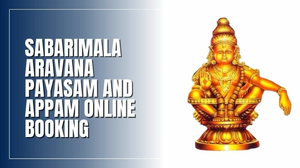Sabarimala Aravana Payasam and Appam Online Booking