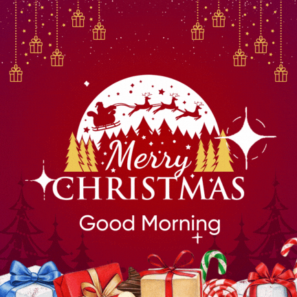 Merry Christmas Good Morning GIF